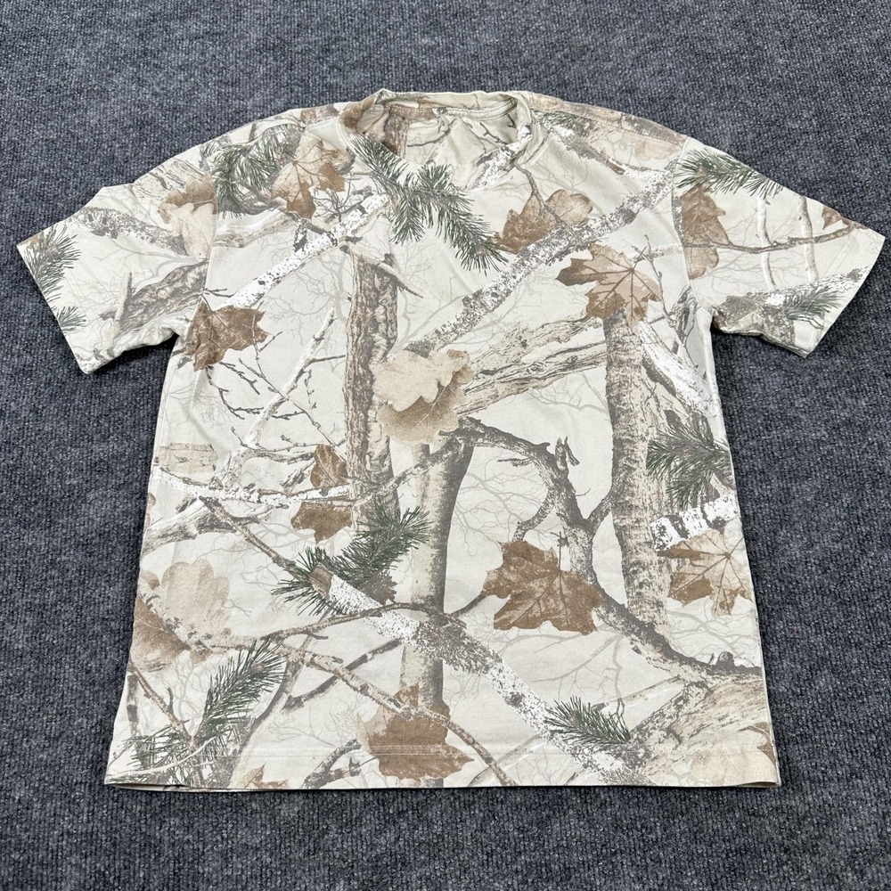Hollister Shirt Mens XS Camo Heavyweight Boxy Fit Cotton Hunting Graphic Tee